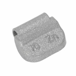 Sealey WWSH10 Wheel Weight 10g Hammer-On Zinc for Steel Wheels Pack of 100