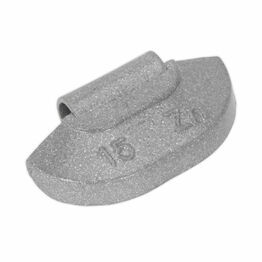Sealey WWSH15 Wheel Weight 15g Hammer-On Zinc for Steel Wheels Pack of 100