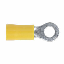 Sealey YT18 Easy-Entry Ring Terminal &#8709;5.3mm (2BA) Yellow Pack of 100