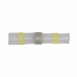 Sealey YTSSB25 Heat Shrink Butt Connector Solder Terminal 12-10 AWG Yellow Pack of 25