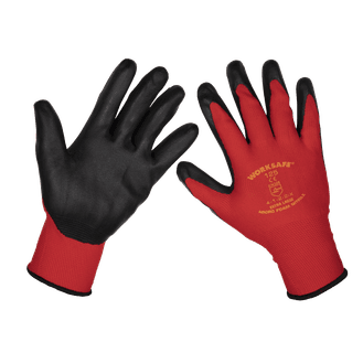 Sealey Flexi Grip Nitrile Palm Gloves (X-Large) - Pack of 12 Pairs 9125XL/12