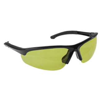 Sealey Zante Style Amber Lens Safety Glasses with Flexi Arms 9215