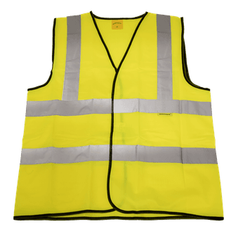 Sealey Hi-Vis Waistcoat (Site and Road Use) Yellow