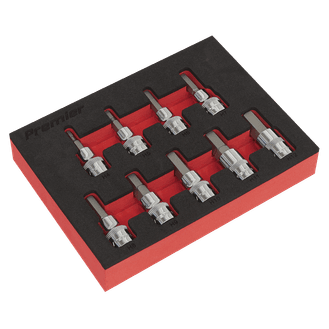 Sealey Hex Key Socket Bit Set 9pc Metric 3/8"Sq Drive AK6240