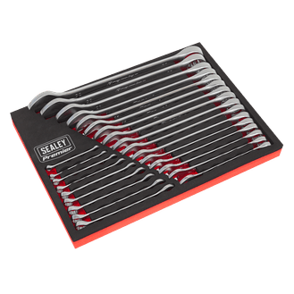 Sealey Combination Spanner Set 25pc Metric AK63258