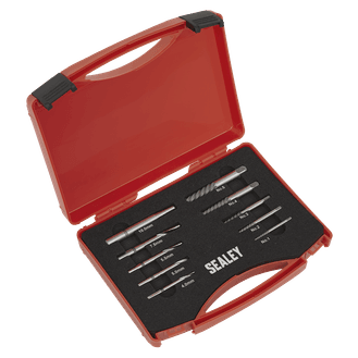 Sealey Step Drill Screw/Bolt Extractor Set 10pc AK8187