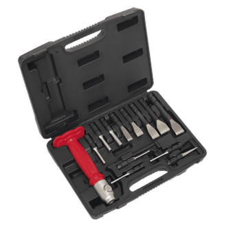 Sealey Interchangeable Punch &amp; Chisel Set 13pc AK9215
