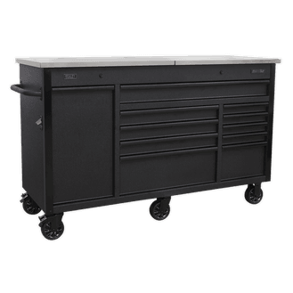 Sealey Mobile Tool Cabinet 1600mm with Power Tool Charging Drawer AP6310BE