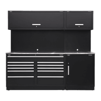 Sealey Modular Storage System Combo - Stainless Steel Worktop APMSCOMBO4SS