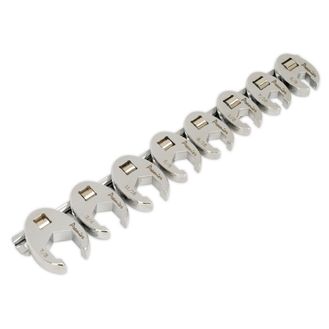 Sealey AK599 Crow's Foot Spanner Set 8pc 3/8"Sq Drive Imperial