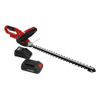 Sealey Hedge Trimmer Cordless 20V with 2Ah Battery &amp; Charger CHT20VCOMBO2