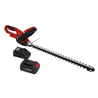 Sealey Hedge Trimmer Cordless 20V with 4Ah Battery &amp; Charger CHT20VCOMBO4