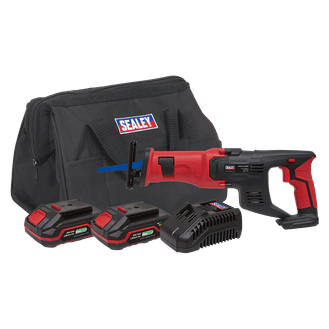Sealey Cordless Reciprocating Saw Kit 20V - 2 Batteries CP20VRSKIT