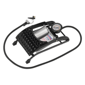 Sealey Foot Pump Twin Barrel FP4