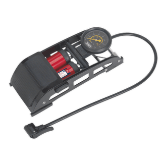 Sealey Foot Pump Twin Barrel FP6
