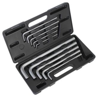 Sealey AK6143 Jumbo Hex Key Set 10pc Extra-Long Metric
