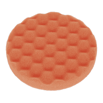 Sealey Buffing &amp; Polishing Foam Head Hook &amp; Loop &amp;Oslash;150 x 25mm Orange/Firm PTCCHW150O