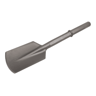 Sealey Clay Spade 140mm Wide - 1-1/4" Hex Q1CS