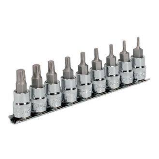 Sealey AK6222 TRX-P Socket Bit Set 9pc 3/8"Sq Drive 50mm
