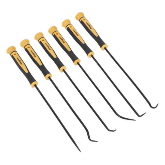 Sealey Pick &amp; Hook Set 6pc Extra-Long S01104