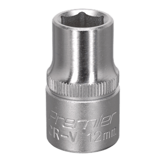 Sealey WallDrive® Socket 12mm 1/2"Sq Drive S1212