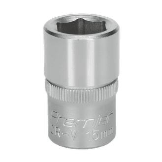 Sealey WallDrive® Socket 15mm 1/2"Sq Drive S1215