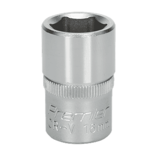 Sealey WallDrive® Socket 16mm 1/2"Sq Drive S1216