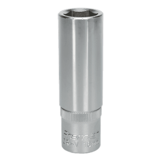 Sealey WallDrive® Socket 16mm Deep 1/2"Sq Drive S1216D