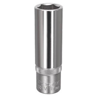 Sealey WallDrive® Socket 17mm Deep 1/2"Sq Drive S1217D