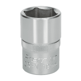 Sealey WallDrive® Socket 19mm 1/2"Sq Drive S1219
