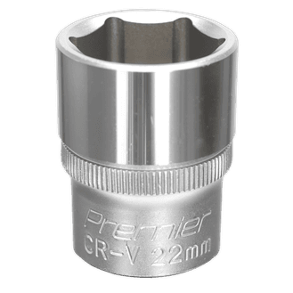 Sealey WallDrive® Socket 22mm 1/2"Sq Drive S1222