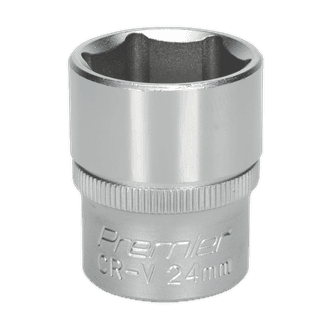 Sealey WallDrive® Socket 24mm 1/2"Sq Drive S1224