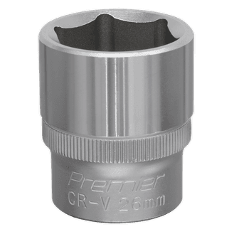 Sealey WallDrive® Socket 26mm 1/2"Sq Drive S1226