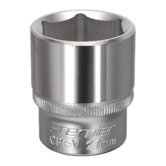 Sealey WallDrive® Socket 27mm 1/2"Sq Drive S1227