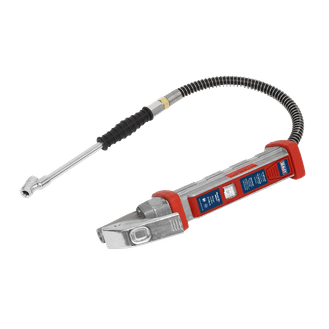 Sealey Tyre Inflator 0.5m Hose with Twin Push-On Connector SA371
