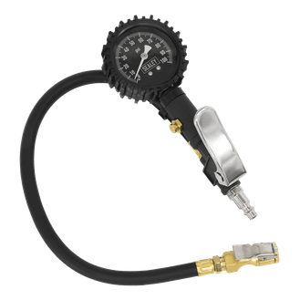 Sealey Tyre Inflator with Clip-On Connector SA399