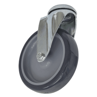 Sealey Castor Wheel Bolt Hole Swivel &amp;Oslash;100mm SCW2100SB