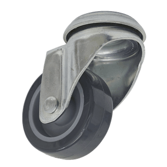 Sealey Castor Wheel Bolt Hole Swivel &amp;Oslash;50mm SCW250SB