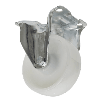 Sealey Castor Wheel Fixed Plate &amp;Oslash;100mm SCW4100FP