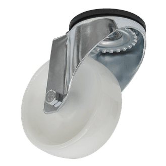 Sealey Castor Wheel Bolt Hole Swivel &amp;Oslash;100mm SCW4100SB