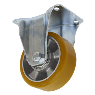 Sealey Castor Wheel Fixed Plate &amp;Oslash;125mm SCW5125FP