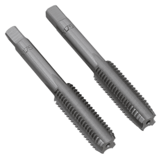 Sealey Tap Set 2pc (Taper &amp; Plug) M12 x 1.75mm TSM12