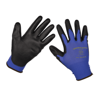 Sealey Lightweight Precision Grip Gloves (X-Large) - Pack of 6 Pairs TSP117XL/6