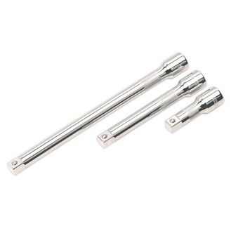 Sealey AK6350 Extension Bar Set 3pc 1/2"Sq Drive