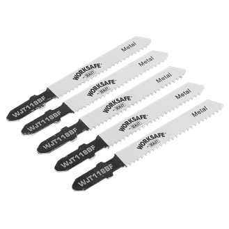 Sealey Jigsaw Blade Metal 55mm 12tpi - Pack of 5 WJT118BF