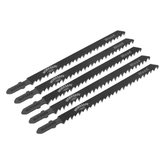 Sealey Jigsaw Blade Wood 105mm 6tpi - Pack of 5 WJT344D