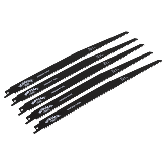 Sealey Reciprocating Saw Blade 300mm 6tpi - Pack of 5 WRS3021/300