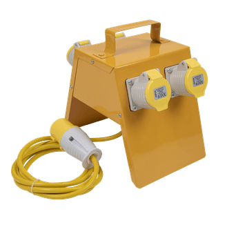 Sealey CEE 4-Way Splitter Box 1.5mm Cable 16A Plug WSSB16