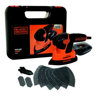 Black &amp; Decker 120W Next Generation Mouse® Sander With Kitbox and 9 Accessories