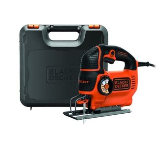 Black &amp; Decker 520W Variable Speed Compact Jigsaw with blade and Kit box